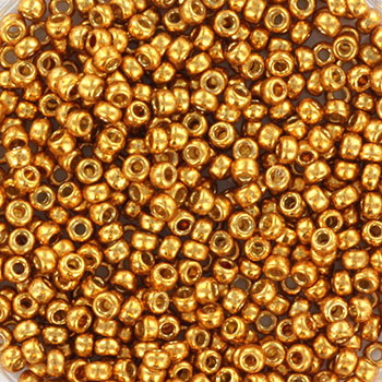 Extra pictures miyuki seed beads 11/0 - duracoat galvanized yellow gold