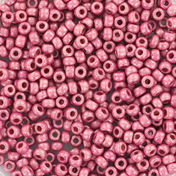 Extra foto's miyuki rocailles 11/0 - duracoat galvanized matte hot pink