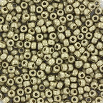 Extra pictures miyuki seed beads 11/0 - duracoat galvanized matte light pewter