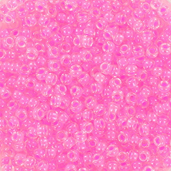 Extra foto's miyuki rocailles 11/0 - luminous pink