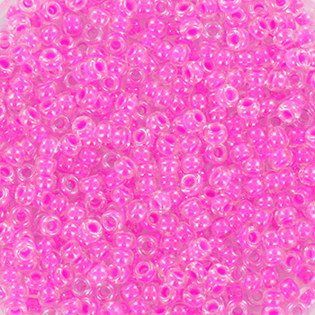 Extra foto's miyuki rocailles 11/0 - luminous pink lila