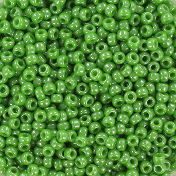 Extra pictures miyuki seed beads 11/0 - opaque luster green