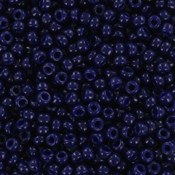 Extra pictures miyuki seed beads 11/0 - duracoat opaque dyed dark navy blue