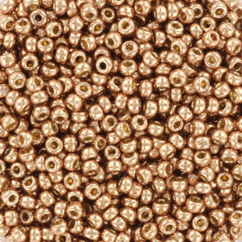 Extra pictures miyuki seed beads 11/0 - duracoat galvanized soft champagne