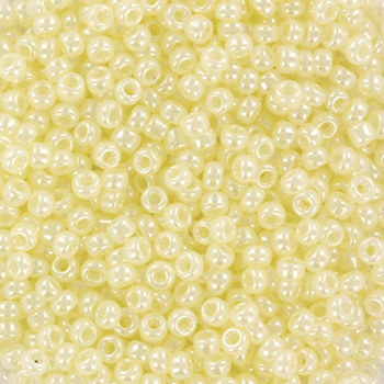 Extra pictures miyuki seed beads 11/0 - ceylon yellow cream