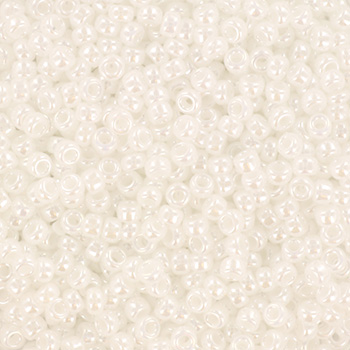 Extra pictures miyuki seed beads 11/0 - ceylon white pearl