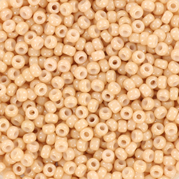 Extra pictures miyuki seed beads 11/0 - opaque luster tan