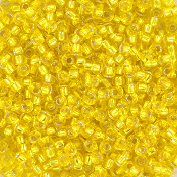 Extra pictures miyuki seed beads 11/0 - silverlined yellow