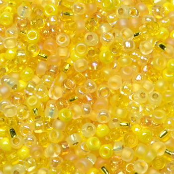 Extra pictures miyuki seed beads 11/0 - mix you are my sunshine