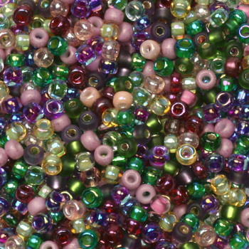 Extra pictures miyuki seed beads 11/0 - mix heather