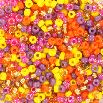 Extra pictures miyuki seed beads 11/0 - tropical punch