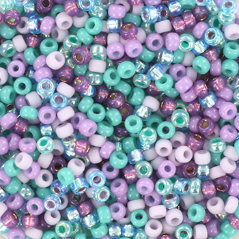 Extra foto's miyuki rocailles 11/0 - misty lilac