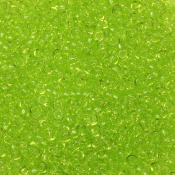 Extra foto's miyuki rocailles 15/0 - transparant chartreuse
