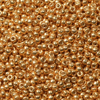 Extra foto's miyuki rocailles 15/0 - galvanized gold