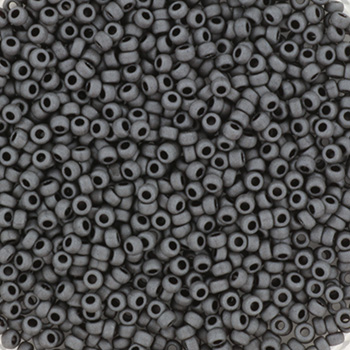 Extra pictures miyuki seed beads 15/0 - metallic matte slate