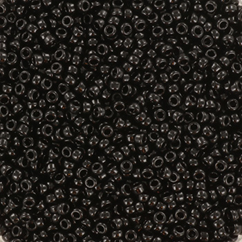 Extra foto's miyuki rocailles 15/0 - opaque black