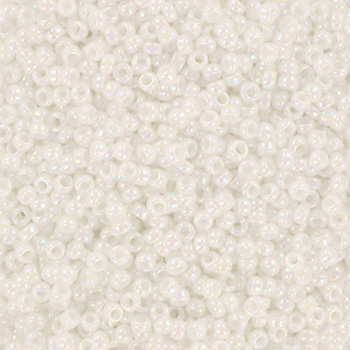 Extra foto's miyuki rocailles 15/0 - ceylon white pearl