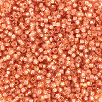 Extra pictures miyuki seed beads 15/0 - duracoat silverlined dyed rose gold