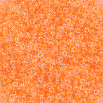 Extra pictures miyuki seed beads 15/0 - luminous creamsicle