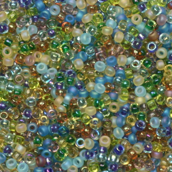 Extra pictures miyuki seed beads 15/0 - mix fields of France