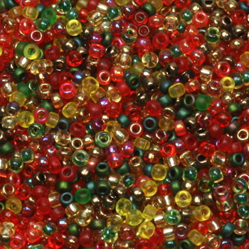 Extra pictures miyuki seed beads 15/0 - mix autumn