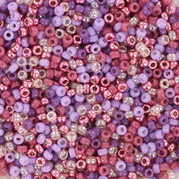 Extra foto's miyuki rocailles 15/0 - dreamy purple