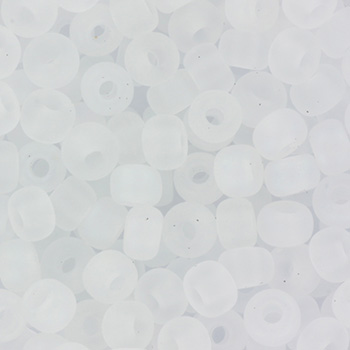 Extra pictures miyuki seed beads 6/0 - transparant matte ab crystal 