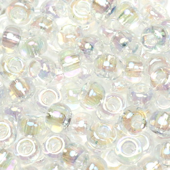 Extra foto's miyuki rocailles 6/0 - transparant ab crystal
