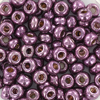 Extra pictures miyuki seed beads 6/0 - duracoat galvanized eggplant