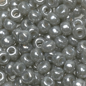 Extra pictures miyuki seed beads 6/0 - ceylon silver gray