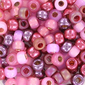 Extra pictures miyuki seed beads 6/0 - pink panter