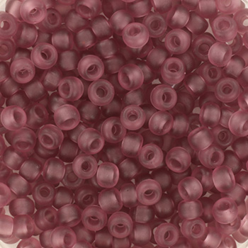 Extra pictures miyuki seed beads 8/0 - transparant matte smoky amethyst