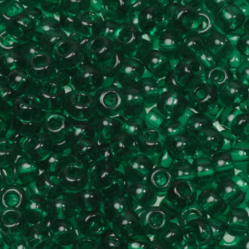 Extra foto's miyuki rocailles 8/0 - transparant emerald