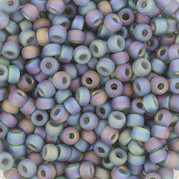 Extra pictures miyuki seed beads 8/0 - transparant matte ab gray