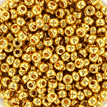 Extra pictures miyuki seed beads 8/0 - 24kt gold plated