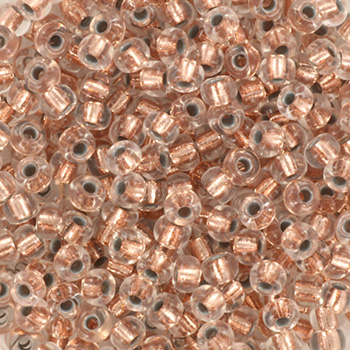 Extra foto's miyuki rocailles 8/0 - copper lined crystal
