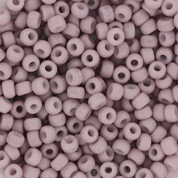 Extra pictures miyuki seed beads 8/0 - opaque matte light mauve