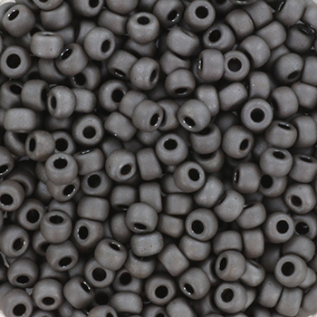 Extra pictures miyuki seed beads 8/0 - metallic matte slate