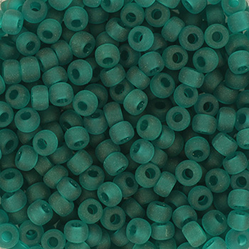 Extra pictures miyuki seed beads 8/0 - transparant matte teal