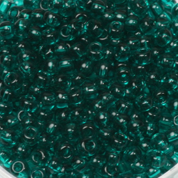 Extra pictures miyuki seed beads 8/0 - transparant teal
