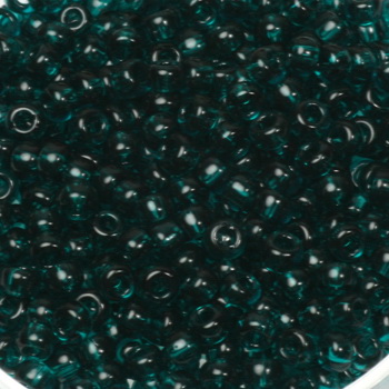 Extra pictures miyuki seed beads 8/0 - transparant dark teal
