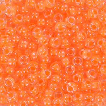 Extra foto's miyuki rocailles 8/0 - luminous soft orange