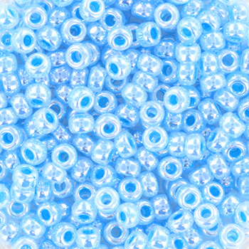 Extra foto's miyuki rocailles 8/0 - ceylon blue