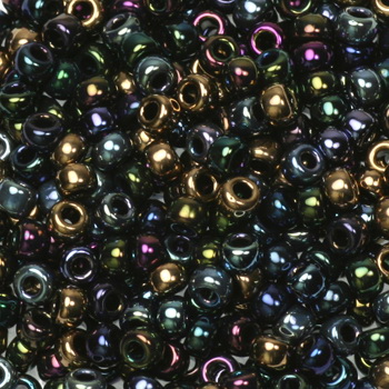 Extra pictures miyuki seed beads 8/0 - mix metallic rain