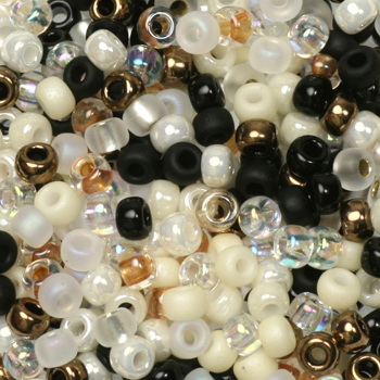 Extra pictures miyuki seed beads 8/0 - mix granite
