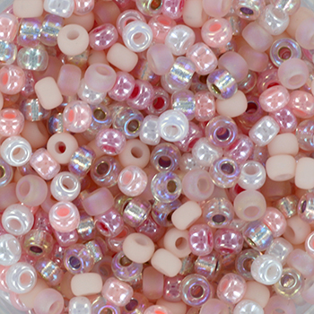 Extra pictures miyuki seed beads 8/0 - baby pink