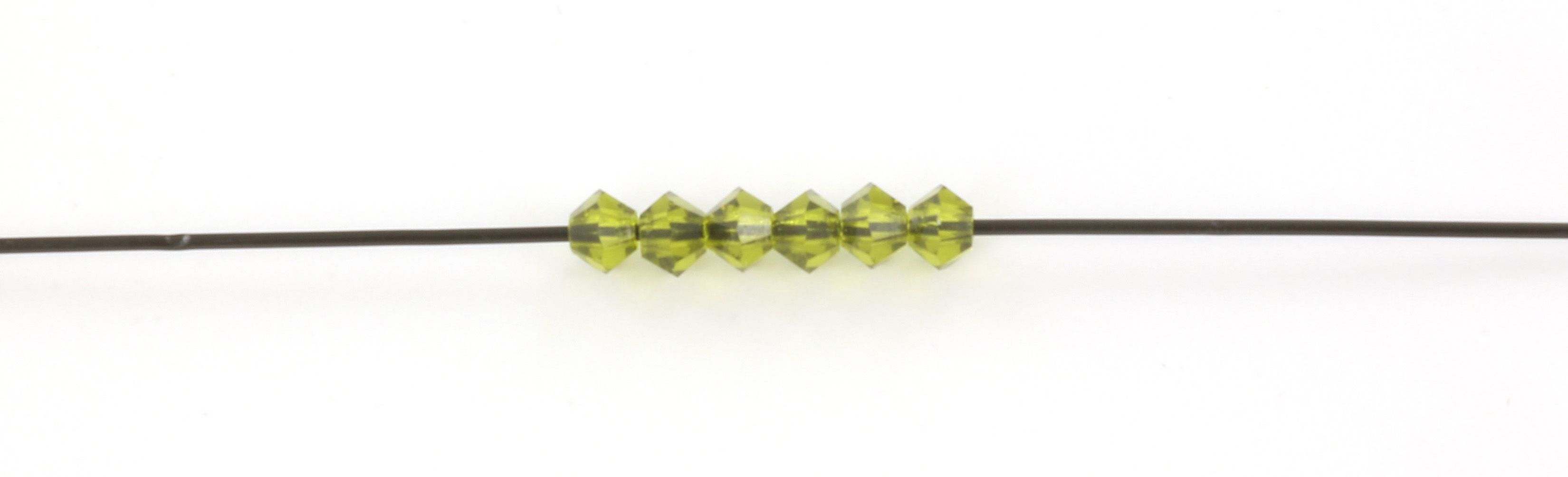 Extra foto's preciosa bicone 3 mm - olivine